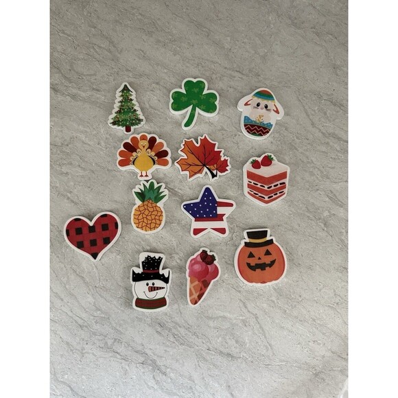 Welcome Home Sign Seasonal Front Porch Door Decor With Changeable Icons Magnetic - Picture 2 of 2